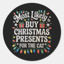 Search for christmas cat stickers Pyjamas