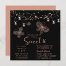 Search for butterfly sweet 16 invitations Elegant