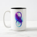 Search for purple feather mugs Blue