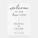 Search for welcome to our wedding signs Simple