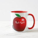 Search for apple leaves mugs Red