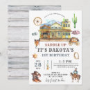 Search for cowboy birthday invitations Wild west