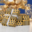 Search for black and yellow wrapping paper Happy birthday