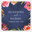 Search for blue wedding envelope seals Greenery