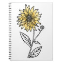 Search for sunflower notebooks Watercolor
