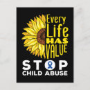 Search for abusers postcards Awareness