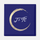Search for save the date monogram magnets White