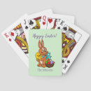 Search for happy easter playing cards Rabbit