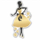 Search for gold silhouette stickers Beautiful
