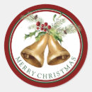 Search for vintage christmas bells stickers Holly