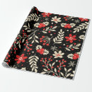 Search for red and black and white wrapping paper Pattern