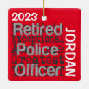 Search for officer christmas tree decorations Retirement