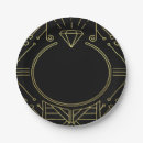Search for great gatsby party supplies Black and gold