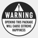 Search for warning labels Black and white