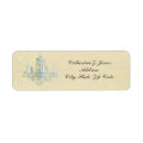 Search for chandelier wedding return address labels Party