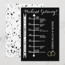 Search for weekend getaway invitations Itinerary