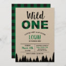 Search for buffalo plaid 1st birthday invitations Winter