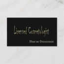 Search for license business cards Minimalist