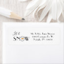 Search for winter snowman return address labels Modern