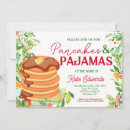 Search for breakfast with santa invitations Pancakes and pyjamas