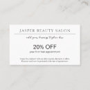 Search for hair stylist discount cards Modern