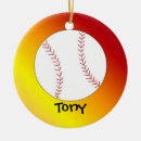 Search for softball christmas tree decorations Balls