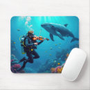 Search for diver mousepads Diving