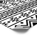 Search for tribal pattern posters Black