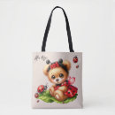 Search for teddy bear tote bags Girl