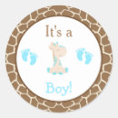 Search for giraffe baby stickers Blue