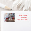Search for husky dog return address labels Huskies