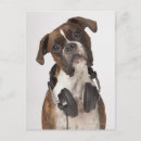 Search for headphone postcards Listening