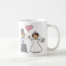 Search for bride and groom cartoon mugs Newly weds