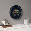 Search for ships wheel clocks Anchor