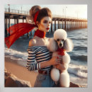 Search for vintage poodle posters Black