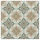 Search for moroccan tile pattern fabric Ethnic