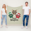 Search for christmas dog fleece blankets Matching