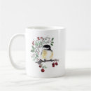 Search for chickadee art mugs Watercolor