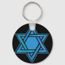 Search for jewish star of david key rings Blue