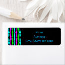 Search for neon blue return address labels Pink