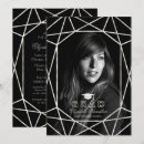 Search for black graduation invitations Silver