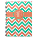 Search for coral monogram notebook notebooks Girly