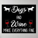 Search for wine saying posters Dog lover