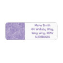 Search for purple love return address labels Pattern
