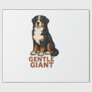 Search for bernese mountain dog wrapping paper Funny