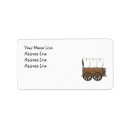 Search for wagon return address labels Western
