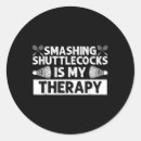 Search for badminton design stickers Quote