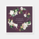 Search for plum wedding napkins Boho