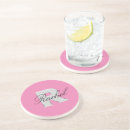 Search for pink letters coasters Girly