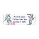 Search for pink feathers return address labels Boho chic